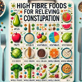 High Fibre Foods Chart for Relieving Constipation: Your Go-to Guide Biophoriaa
